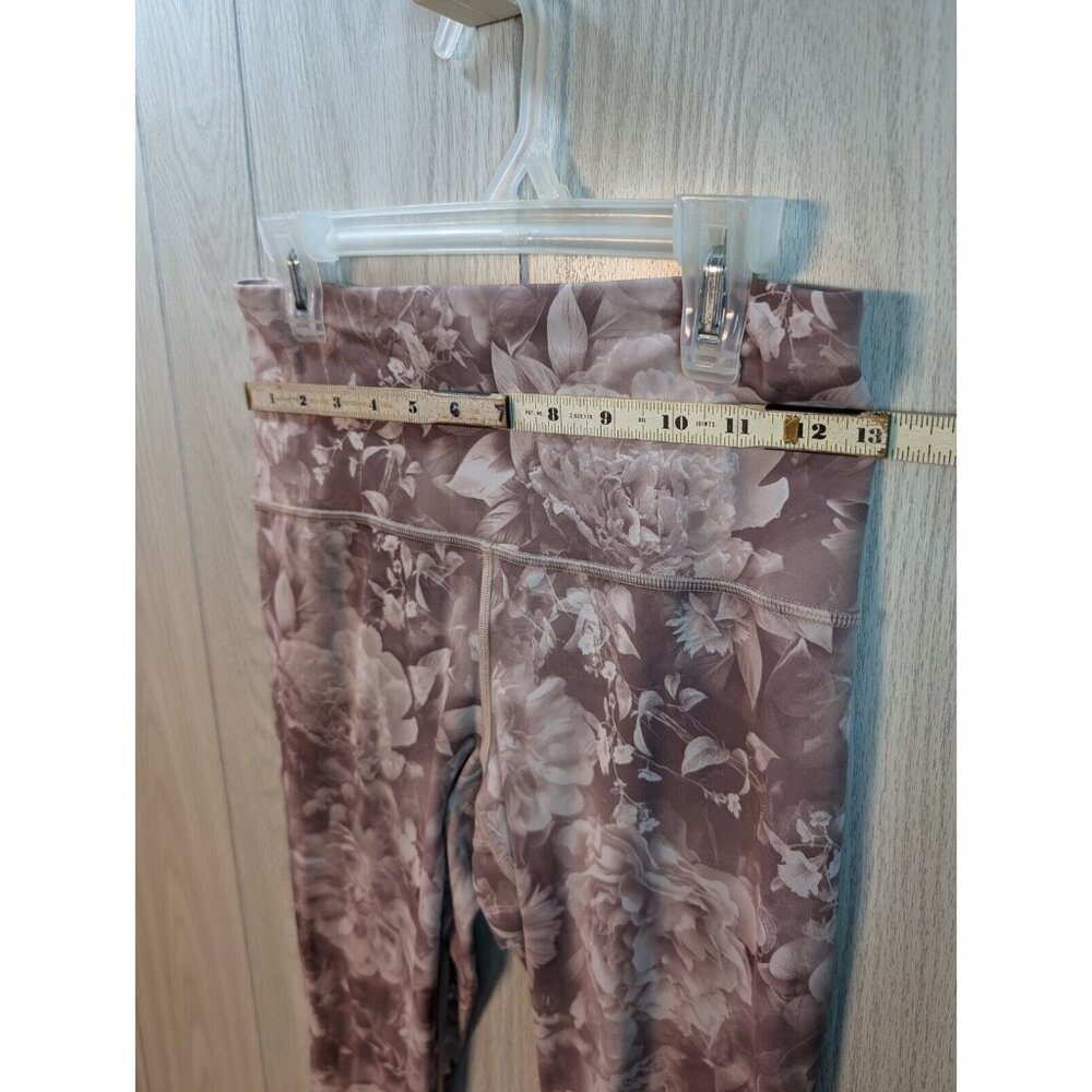Athleta Women's Antoinette Velvety Pink Printed Elation Top Leggings Set Small - Picture 9 of 11
